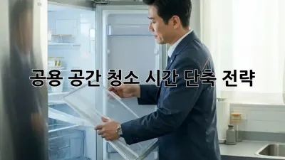 공용 공간 청소 시간 단축 전략