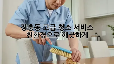 장충동 고급 청소 서비스 ✨ 친환경으로 깨끗하게!